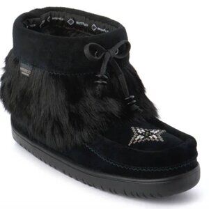 NWT in BOX : Manitobah Mukluks - Keewatin Waterproof Half Mukluk Boots - BLACK